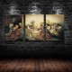 3Pc Wood Frame Suit Canvas Poster Artwork Ready To Hang Last Supper Close-up Of Jesus Painting On Canvas Wall Art Poster Canvas Living Room Farmhouse Wall Hanging Decor 3Pc Wood Frame Suit Canvas Poster Artwork Ready To Hang Last Supper Close-up Of Jesus Painting On Canvas Wall Art Poster Canvas Living Room Farmhouse Wall Hanging Decor