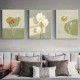 Framed 3 Piece Modern Flower Canvas Painting Minimalist Botanical Wall Art Decor Framed Boho Wall Art Prints For Living Room Bedroom And Office Wall Decor3 Framed 3 Piece Modern Flower Canvas Painting Minimalist Botanical Wall Art Decor Framed Boho Wall Art Prints For Living Room Bedroom And Office Wall Decor3