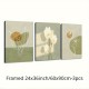Framed 3 Piece Modern Flower Canvas Painting Minimalist Botanical Wall Art Decor Framed Boho Wall Art Prints For Living Room Bedroom And Office Wall Decor3 Framed 3 Piece Modern Flower Canvas Painting Minimalist Botanical Wall Art Decor Framed Boho Wall Art Prints For Living Room Bedroom And Office Wall Decor3