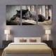 3Pc Wooden Inner Frame Canvas Painting Artwork Wall Art Hanging Animal Panther Panther Poster Canvas Printing Wall Art Painting Bedroom Home Office Decorations 3Pc Wooden Inner Frame Canvas Painting Artwork Wall Art Hanging Animal Panther Panther Poster Canvas Printing Wall Art Painting Bedroom Home Office Decorations