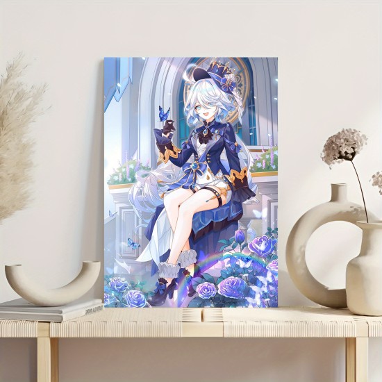 1Pc Canvas inner Wooden Frame Genshin Impact Anime Canvas Print Gaming Wall Art Artistic Home & Office Decor Canvas Material 1Pc Canvas inner Wooden Frame Genshin Impact Anime Canvas Print Gaming Wall Art Artistic Home & Office Decor Canvas Material