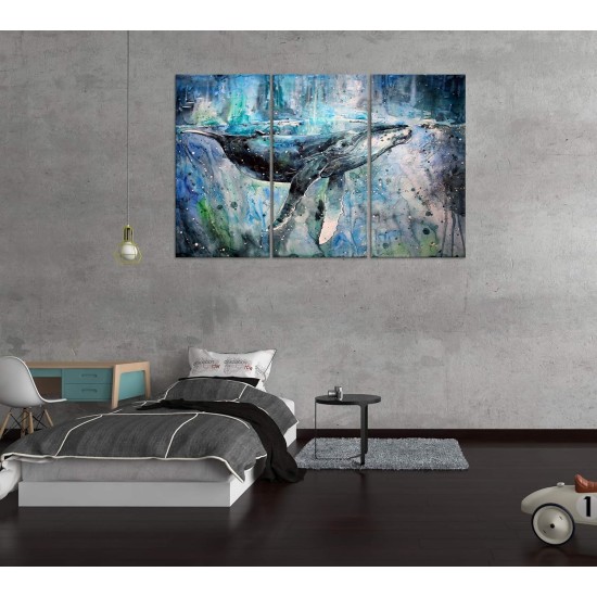 Blue Whale Wall Art Decor Modern Artwork Canvas Painting Prints Pictures Home Decor For Living Room Dining Room Bedroom Blue Whale Wall Art Decor Modern Artwork Canvas Painting Prints Pictures Home Decor For Living Room Dining Room Bedroom