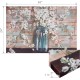 Farmhouse Wall Art Blooms In Mason Jar Floral Wrapped Canvas 24" x 36" Farmhouse Wall Art Blooms In Mason Jar Floral Wrapped Canvas 24" x 36"