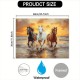1Pc Canvas Art Wooden Inner Frame Canvas Wall Art Of Running Horses on the Beach Woven Wooden Frame Suitable For Christmas Birthday Graduation Bachelor Party School Opening-Ready To Hang Room Bathroom Kitchen Decoration Christmas Decorations Clearance