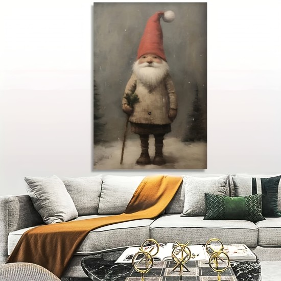 1 Premium Wrap Pine Frame Poster Christmas Elf Vintage Printing Santa Elf Christmas Art Print Neutral Country Festival Mural Winter Canvas Painting Art 1 Premium Wrap Pine Frame Poster Christmas Elf Vintage Printing Santa Elf Christmas Art Print Neutral Country Festival Mural Winter Canvas Painting Art
