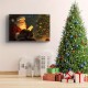 Santa Claus Reading Bible by the Fireplace-Holiday Christmas Painting Cloth Wall Art with Wooden Frame Suitable For Bedroom Living Room And Corridor Decoration 1.5 Inches Thick Perfect Room Decoration Santa Claus Reading Bible by the Fireplace-Holiday Christmas Painting Cloth Wall Art with Wooden Frame Suitable For Bedroom Living Room And Corridor Decoration 1.5 Inches Thick Perfect Room Decoration