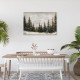 1Pc Wooden Inner Frame Canvas Painting Art Vintage Christmas Tree Canvas Wall Art Winter Pine Poster Christmas Tree Print Oil Painting Country Picture Print Wall Decor Aesthetic Bedroom Apartment