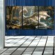 3Pc Wooden Inner Frame Canvas Painting Artwork In The Rest Elegant Dragon Canvas Wall Art Print-Fantasy Forest Dragon Wall Decoration Suitable For Living Room And Bedroom-Mythical Creature Fairy Dragon Hanging Directly