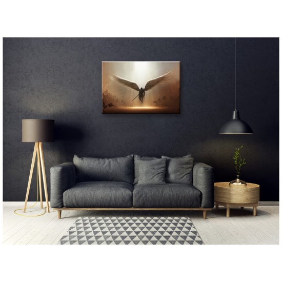 Fantasy Angel Stretched Canvas Wall Art For Living Room Bedroom Home Decoration Abstract Anime Picture Print Painting Decor Artwork Mysterious Wing Man Gallery Wrapped Gift Inner Frame 24''/60cm x 36''/90cm Fantasy Angel Stretched Canvas Wall Art For Living Room Bedroom Home Decoration Abstract Anime Picture Print Painting Decor Artwork Mysterious Wing Man Gallery Wrapped Gift Inner Frame 24''/60cm x 36''/90cm