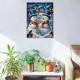 Winter Fairy Tale Charming Snowman Couple Canvas Painting with Wooden Frame-Christmas Festival Wall Decoration Winter Home Decoration Suitable For Living Room And Happy Holidays Winter Fairy Tale Charming Snowman Couple Canvas Painting with Wooden Frame-Christmas Festival Wall Decoration Winter Home Decoration Suitable For Living Room And Happy Holidays