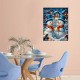 Winter Fairy Tale Charming Snowman Couple Canvas Painting with Wooden Frame-Christmas Festival Wall Decoration Winter Home Decoration Suitable For Living Room And Happy Holidays Winter Fairy Tale Charming Snowman Couple Canvas Painting with Wooden Frame-Christmas Festival Wall Decoration Winter Home Decoration Suitable For Living Room And Happy Holidays