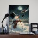 Festival Snowman Canvas Art Poster Suitable For Living Room Bedroom Kitchen Bathroom And Office Full Of Interesting Christmas Wall Art Poster Perfect Room Decoration Framed Festival Snowman Canvas Art Poster Suitable For Living Room Bedroom Kitchen Bathroom And Office Full Of Interesting Christmas Wall Art Poster Perfect Room Decoration Framed