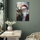 A Painting Of Art Renaissance Style Santa Claus And Deer Canvas Mural-Wooden Frame Holiday Christmas Wall Hanging Decoration Ideal Gift Creating A Classic Holiday Atmosphere A Painting Of Art Renaissance Style Santa Claus And Deer Canvas Mural-Wooden Frame Holiday Christmas Wall Hanging Decoration Ideal Gift Creating A Classic Holiday Atmosphere