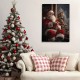 A Canvas Wall Art Print-Festival Canvas Wall Art Print-Christmas Decorative Pendant-No Electricity Modern Style Home Decoration Suitable As A Gift For Bathroom A Canvas Wall Art Print-Festival Canvas Wall Art Print-Christmas Decorative Pendant-No Electricity Modern Style Home Decoration Suitable As A Gift For Bathroom