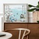 1Pc Wooden Framed Coastal Flower Bathroom Wall Art Farmhouse CotTon Hydrangea Floral Bathroom Wall Decor Rustic Blue Beach Butterfly Pictures Prints Painting Framed Canvas Artwork For Living Room Bedr 1Pc Wooden Framed Coastal Flower Bathroom Wall Art Farmhouse CotTon Hydrangea Floral Bathroom Wall Decor Rustic Blue Beach Butterfly Pictures Prints Painting Framed Canvas Artwork For Living Room Bedr