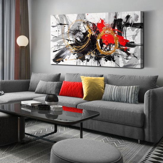 Black And White Wall Art Abstract Art Wall Decor Living Room Wall Art Bedroom Office Artwork