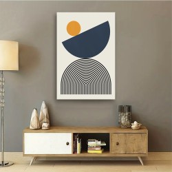1 Piece Wood Frame Canvas Line Art Minimalist Style Fashionable And Cheap Poster For Living Room Bedroom Office Restaurant Bar Wall Decoration WaterproOf Painting Printing Artwork Gift