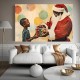 Room Decoration-1 Piece African American Santa Canvas Wall Art -Retro Christmas Decoration -Wood Material -Retro Art Decoration Style -Framed Holiday Wall Poster -Ready To Hang Paintings07 Room Decoration-1 Piece African American Santa Canvas Wall Art -Retro Christmas Decoration -Wood Material -Retro Art Decoration Style -Framed Holiday Wall Poster -Ready To Hang Paintings07