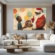 Room Decoration-1 Piece African American Santa Canvas Wall Art -Retro Christmas Decoration -Wood Material -Retro Art Decoration Style -Framed Holiday Wall Poster -Ready To Hang Paintings07 Room Decoration-1 Piece African American Santa Canvas Wall Art -Retro Christmas Decoration -Wood Material -Retro Art Decoration Style -Framed Holiday Wall Poster -Ready To Hang Paintings07