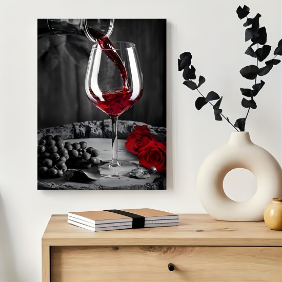 1 Piece Wooden Frame Oil Painting Red Wine Watering And Rose Wall Art Suitable For Bachelor Party Decoration Home And Office Use Unique Holiday Gifts Main Materials Are Other 16 "X 24"-Covered Oil Painting 1 Piece Wooden Frame Oil Painting Red Wine Watering And Rose Wall Art Suitable For Bachelor Party Decoration Home And Office Use Unique Holiday Gifts Main Materials Are Other 16 "X 24"-Covered Oil Painting