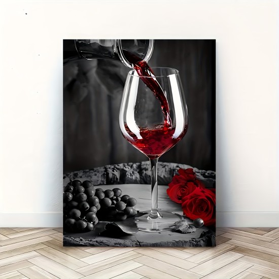 1 Piece Wooden Frame Oil Painting Red Wine Watering And Rose Wall Art Suitable For Bachelor Party Decoration Home And Office Use Unique Holiday Gifts Main Materials Are Other 16 "X 24"-Covered Oil Painting 1 Piece Wooden Frame Oil Painting Red Wine Watering And Rose Wall Art Suitable For Bachelor Party Decoration Home And Office Use Unique Holiday Gifts Main Materials Are Other 16 "X 24"-Covered Oil Painting