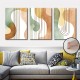 3 Pcs/Set Wooden Framed Canvas Poster Modern Art Curve Color Block Poster Ideal Gift For Bedroom Living Room Corridor Wall Art Wall Decor Winter Decor Wall Decor Room Decoration Wooden Frame - Thickness 0.6inch 3 Pcs/Set Wooden Framed Canvas Poster Modern Art Curve Color Block Poster Ideal Gift For Bedroom Living Room Corridor Wall Art Wall Decor Winter Decor Wall Decor Room Decoration Wooden Frame - Thickness 0.6inch