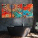 3 Pieces Wooden Frame Wall Art Canvas Painting Can Be Hung Directly Abstract Tribal MAndala Poster Picture Unique Room Decoration Art Printing Stretch And Frame Ready To Hang 3 Pieces Wooden Frame Wall Art Canvas Painting Can Be Hung Directly Abstract Tribal MAndala Poster Picture Unique Room Decoration Art Printing Stretch And Frame Ready To Hang