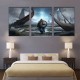 3 Pieces Wood Frame Canvas Wall Painting Ready To Hang Viking Warrior Fantasy Poster Room Decoration Art Stretch And Frame Ready To Hang Pictures Room Decoration Art Stretch And Frame Ready To Hang 3 Pieces Wood Frame Canvas Wall Painting Ready To Hang Viking Warrior Fantasy Poster Room Decoration Art Stretch And Frame Ready To Hang Pictures Room Decoration Art Stretch And Frame Ready To Hang