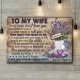 1Pc Lavender Love - Wooden Framed Couple Canvas Print For Bedroom And Living Room Walls - Ready To Hang 11.8inx15.7inch